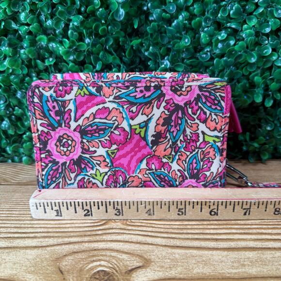 Vera Bradley RFID Wallet in "Sunburst Floral" Pattern Womens Gift - Picture 4 of 9